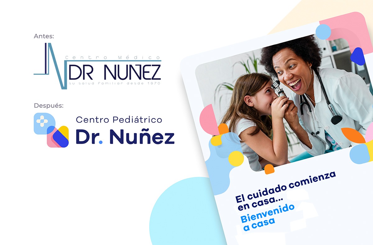 Diseño de logo Centro Médico Pediátrico Dr. Nuñez - Homograma